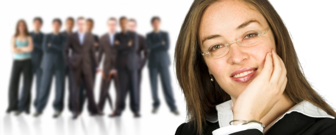 Woman and team iStock 000000840648Small
