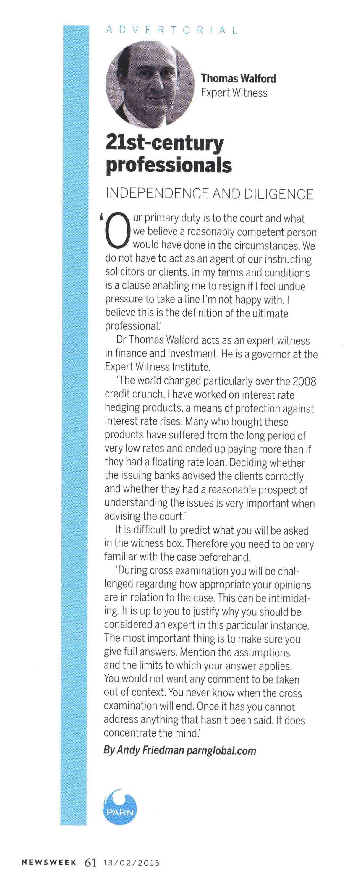 Newsweek atricle 13.02.2015