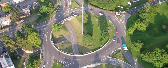 Roundabout from the air