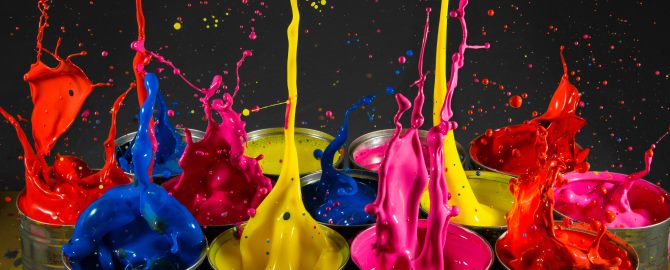 Paint Splash Tins