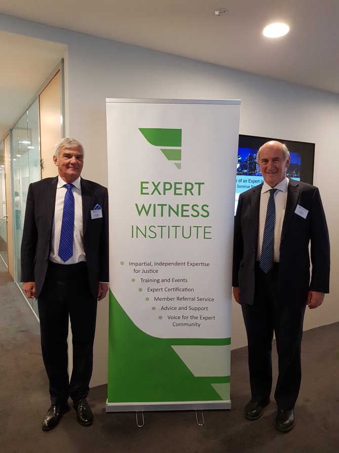 Dr Walford and Chris Easton at the inaugural Singapore Experts Conference
