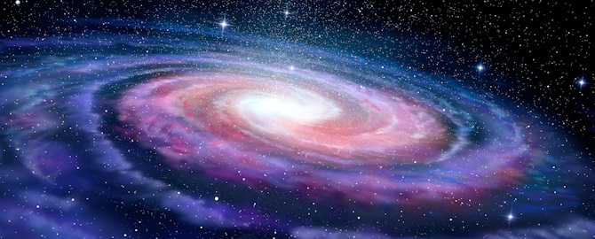Spiral galaxy, illustration of Milky Way